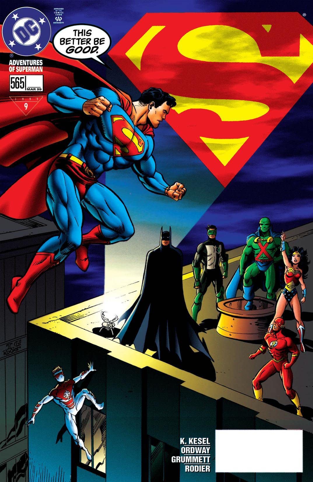 Adventures of Superman #565 cover