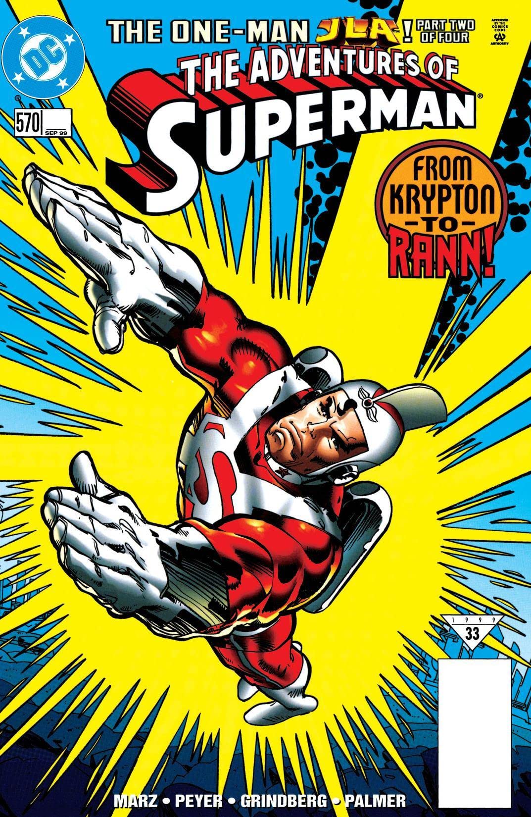 Adventures of Superman #570 cover