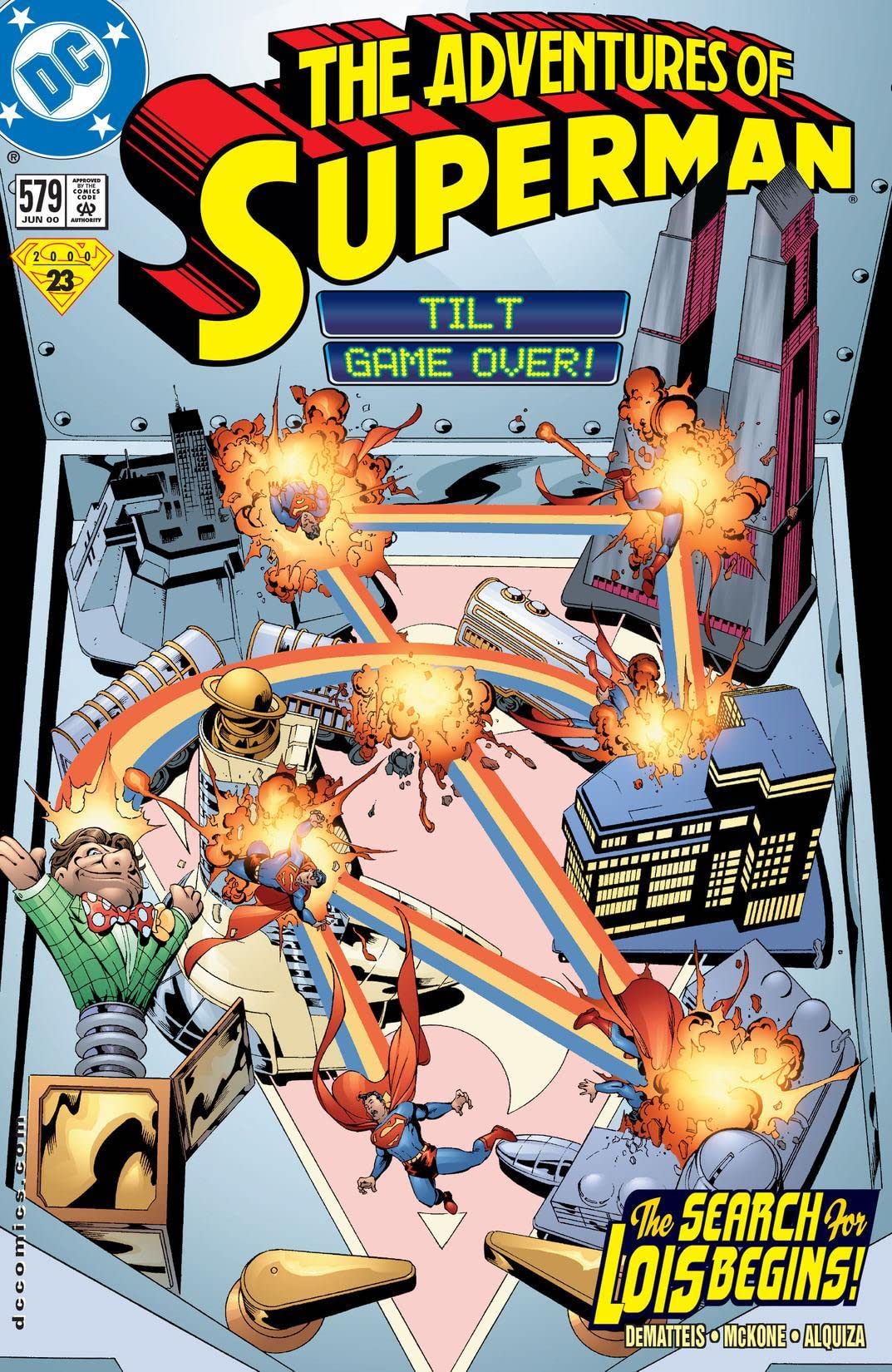 Adventures of Superman #579 cover