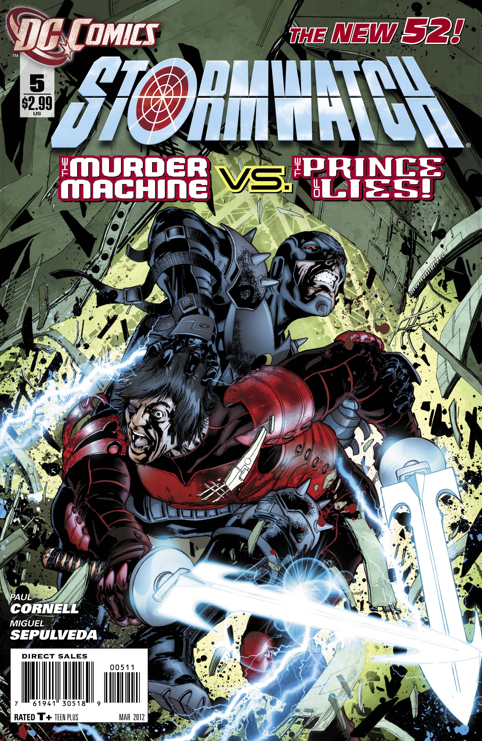Stormwatch #5 cover