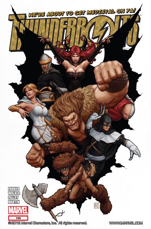 Thunderbolts #169 cover