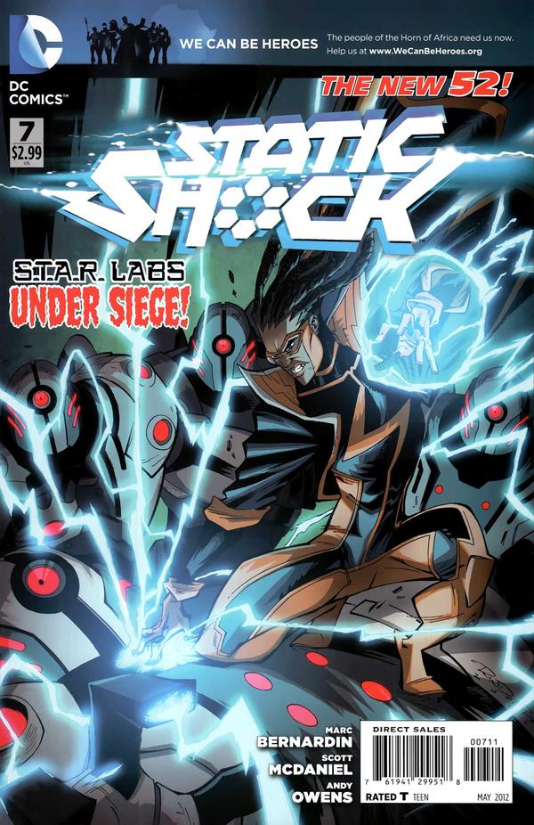 Static Shock #7 cover