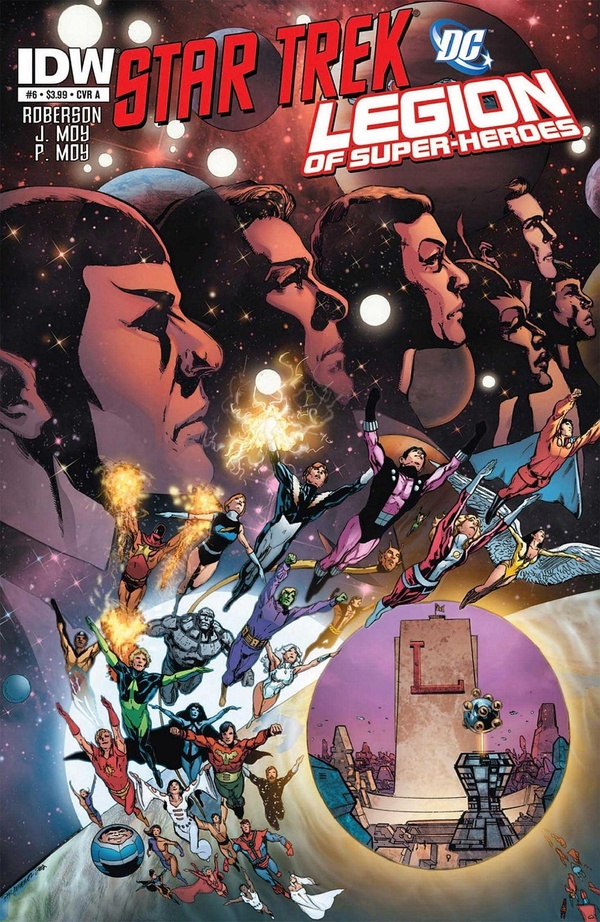 Star Trek / Legion of Super-Heroes #6 cover