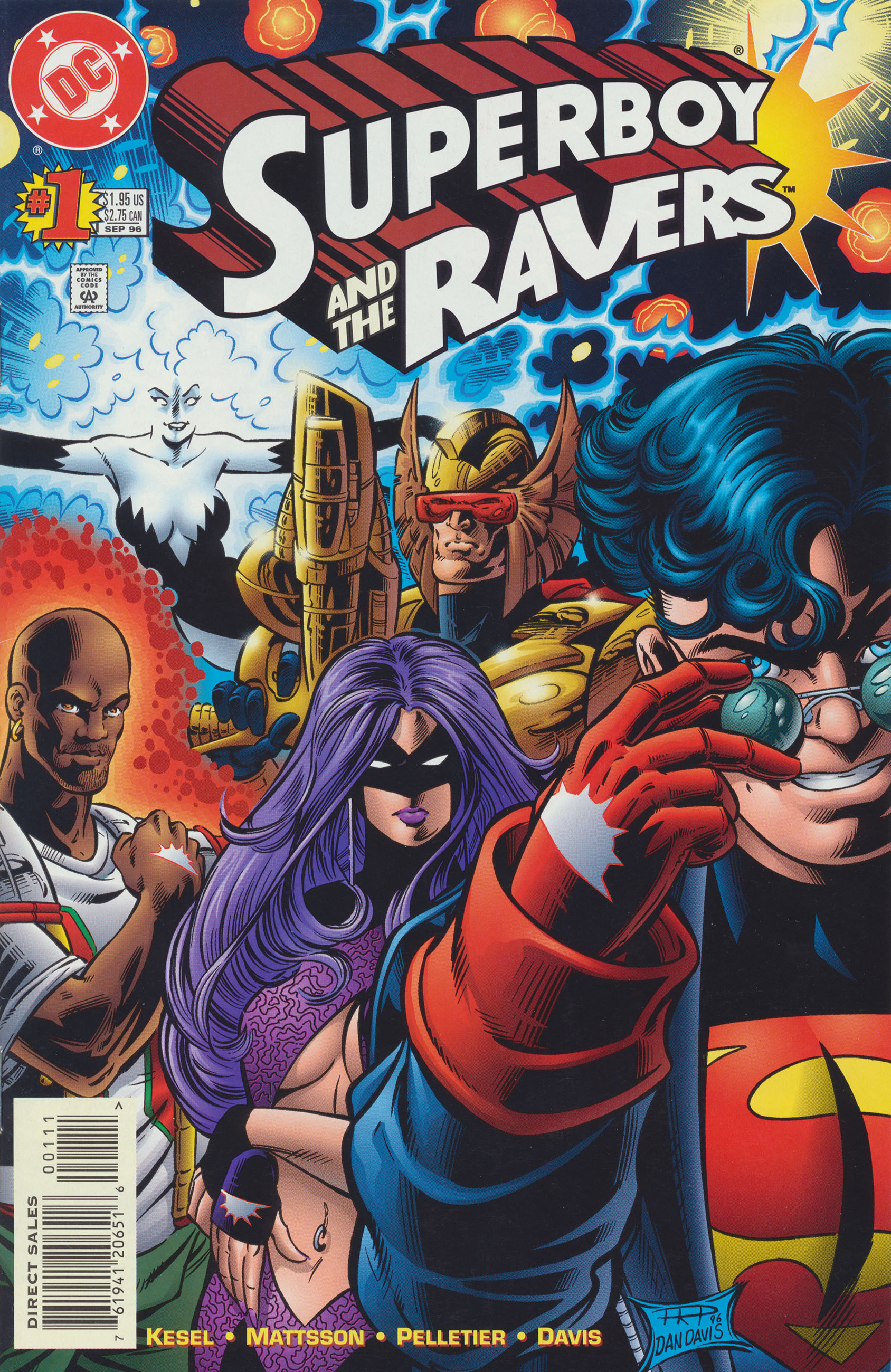 Superboy and the Ravers #1 cover
