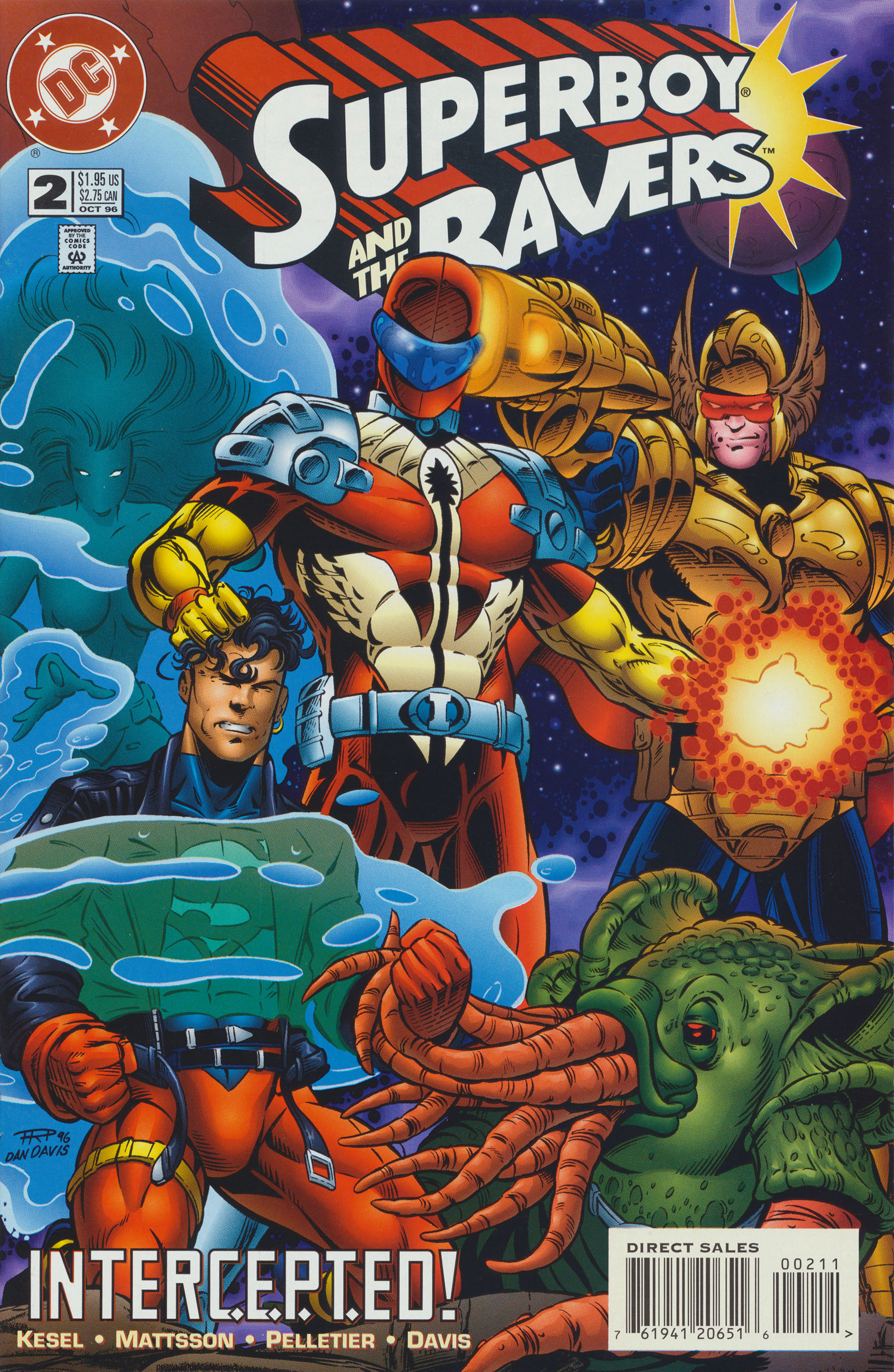 Superboy and the Ravers #2 cover