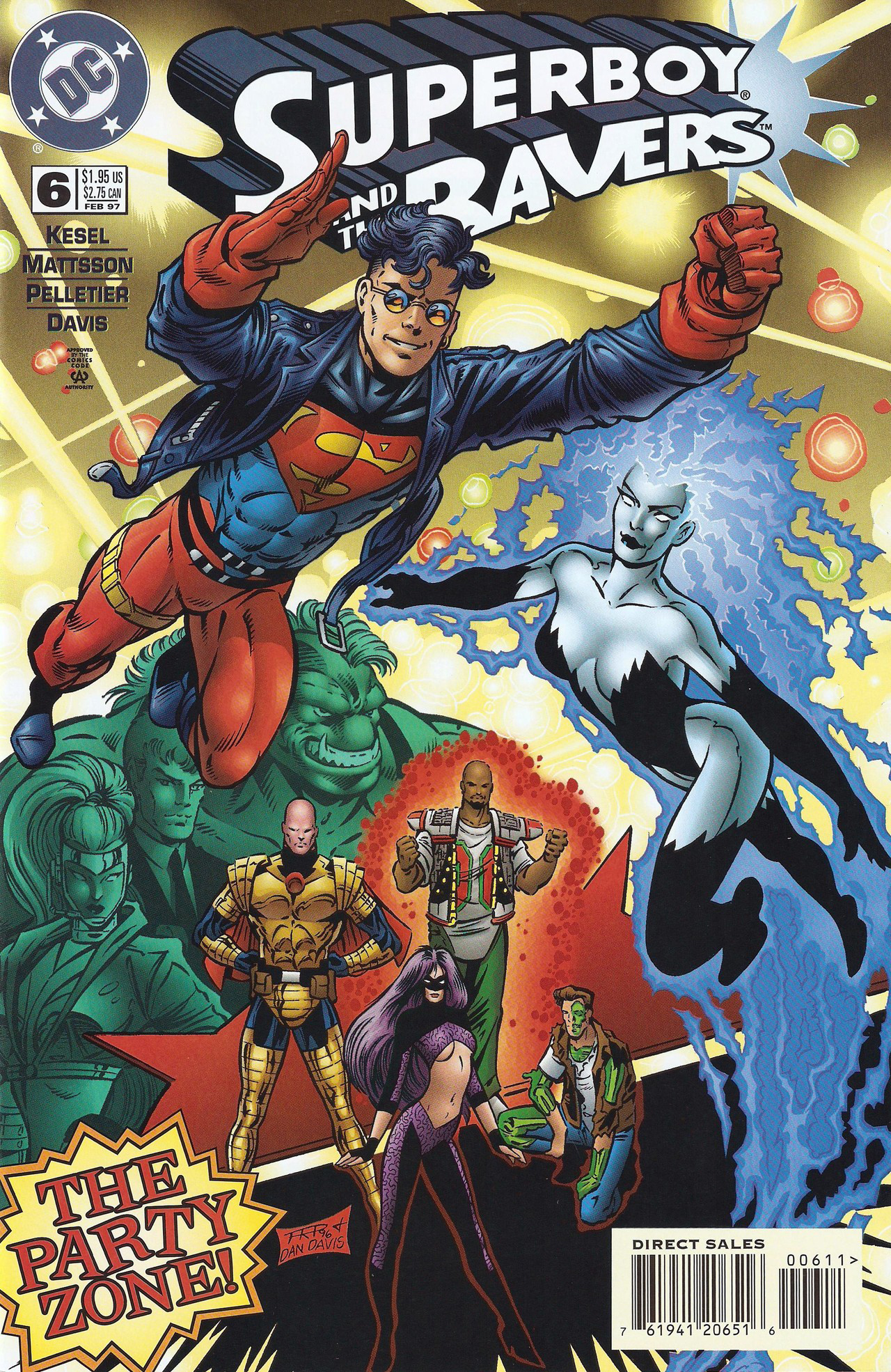 Superboy and the Ravers #6 cover