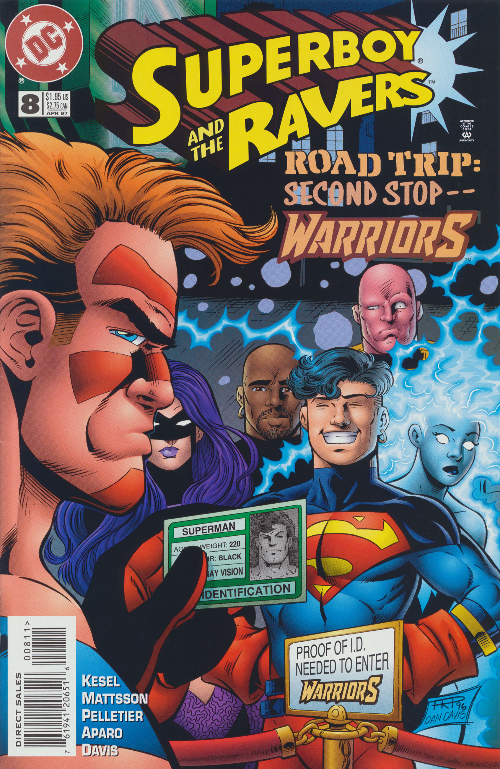 Superboy and the Ravers #8 cover