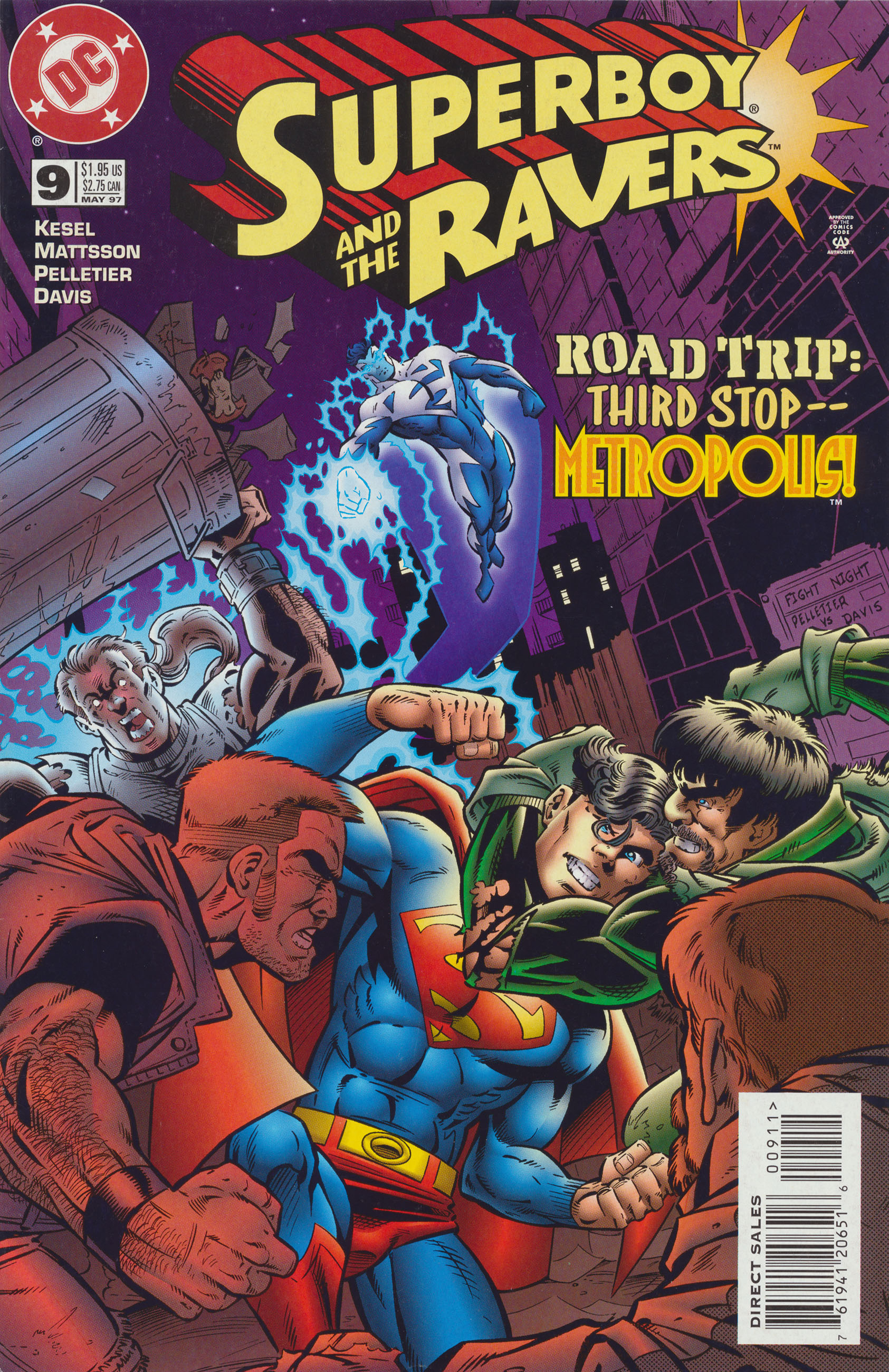 Superboy and the Ravers #9 cover