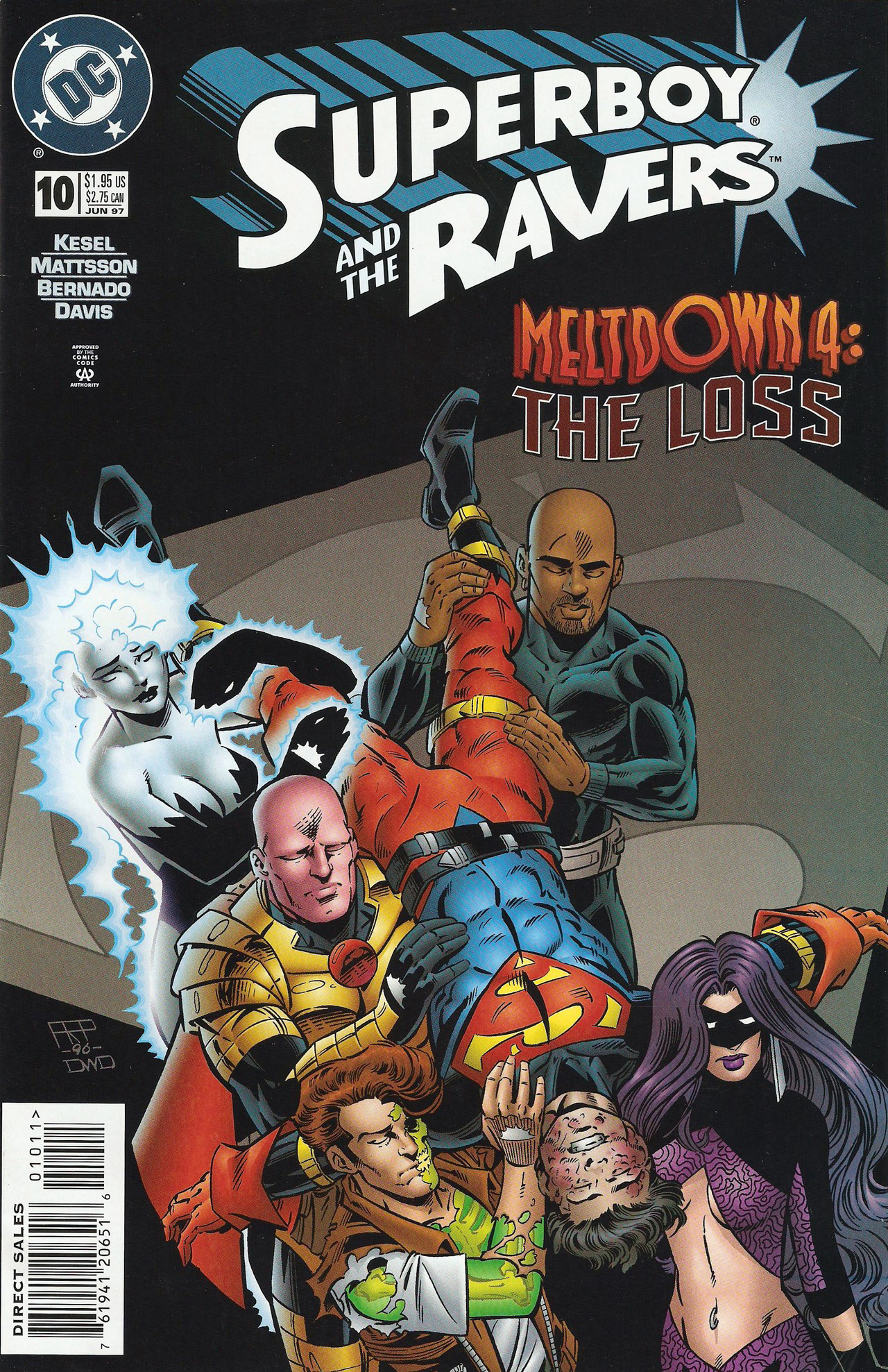 Superboy and the Ravers #10 cover