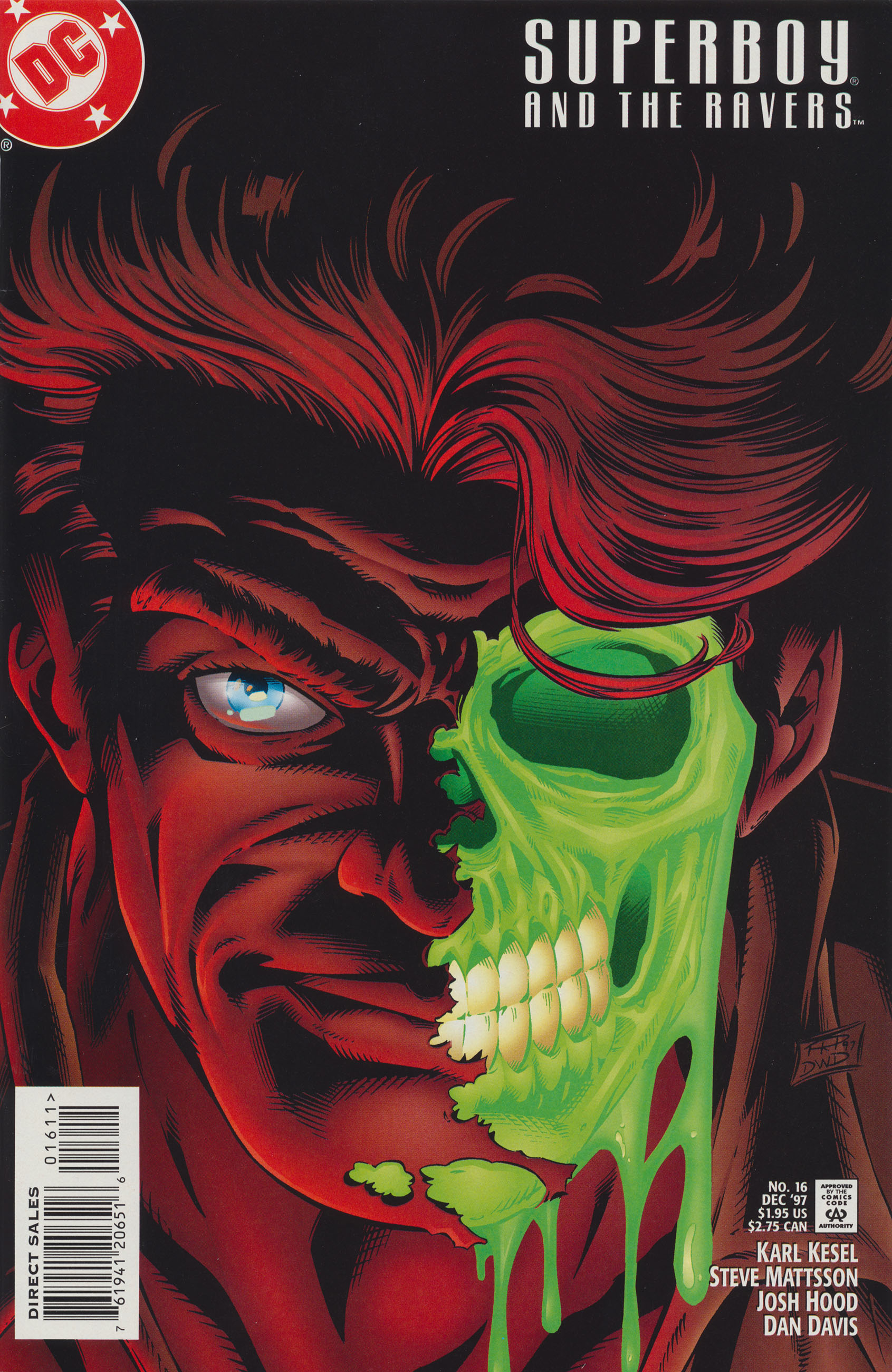 Superboy and the Ravers #16 cover