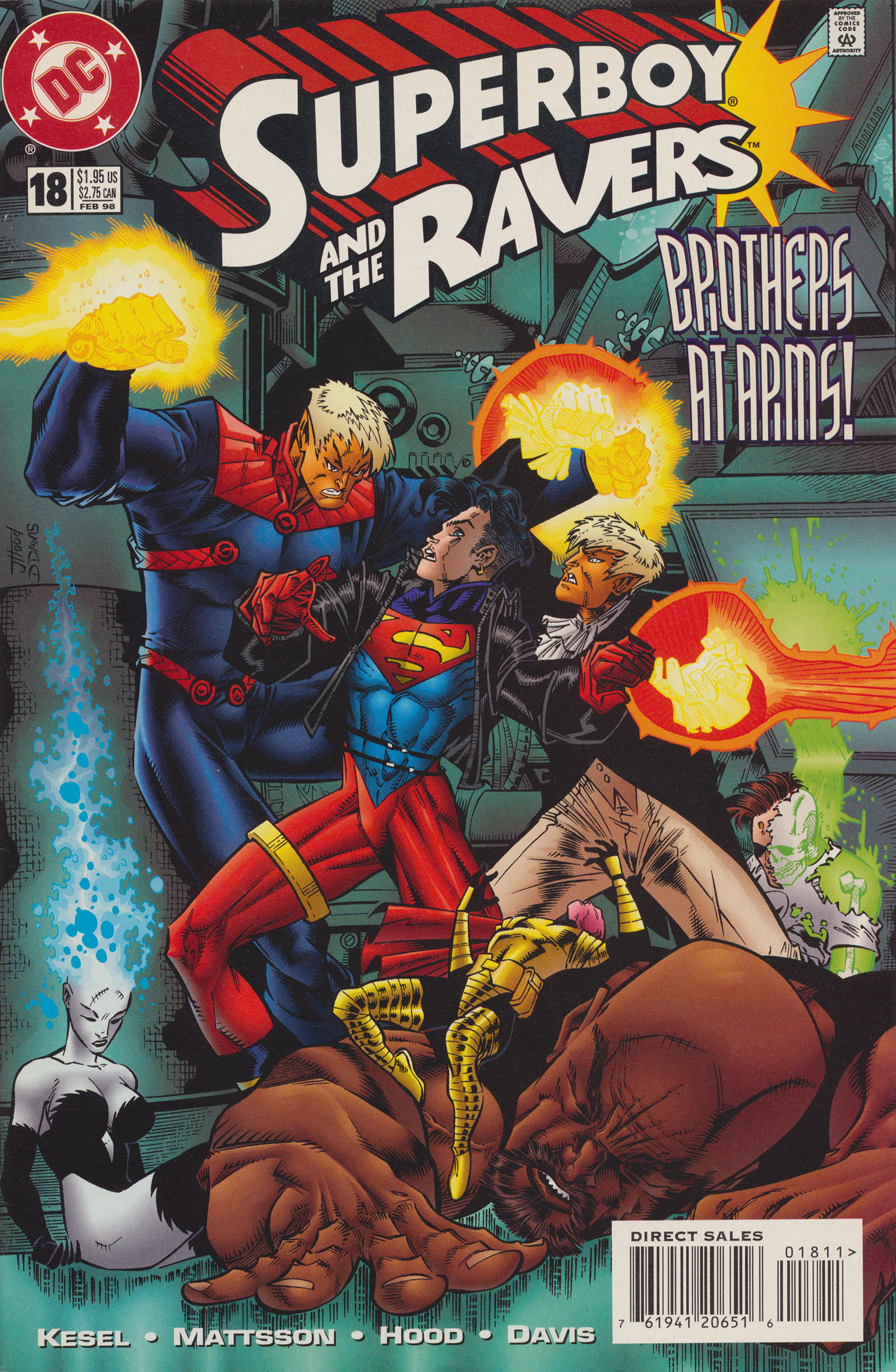 Superboy and the Ravers #18 cover