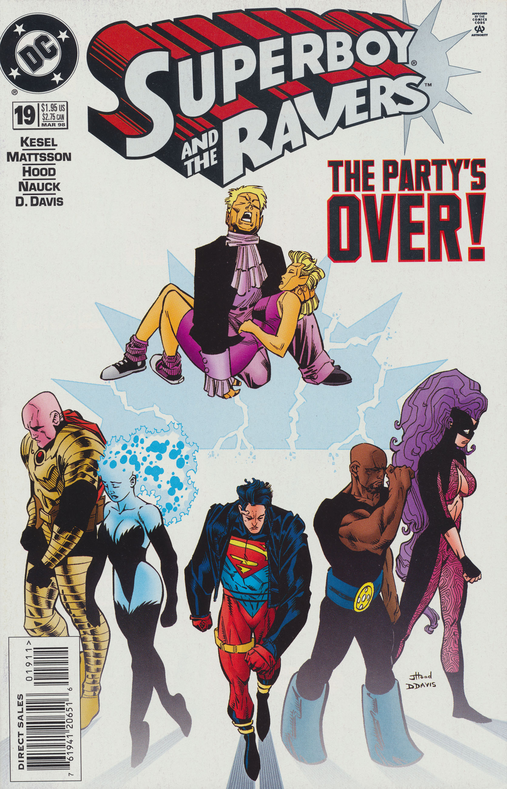 Superboy and the Ravers #19 cover
