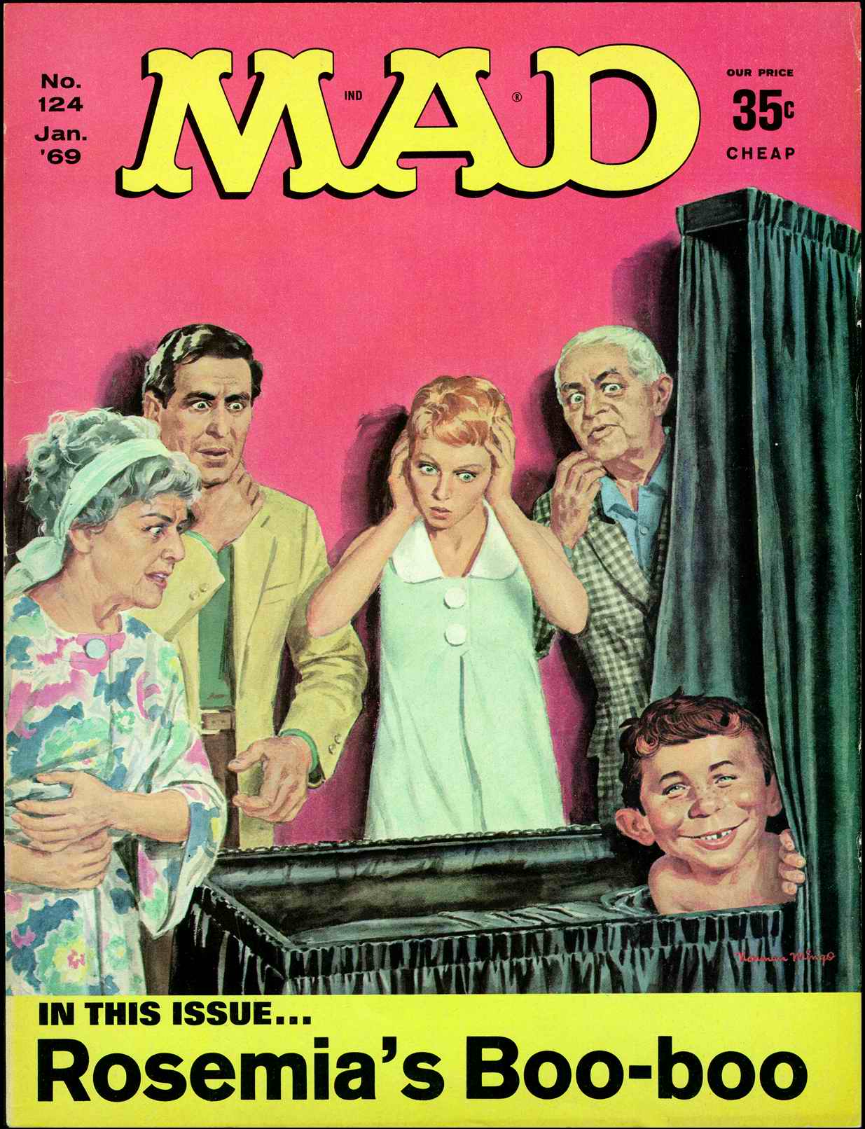 Mad #124 cover