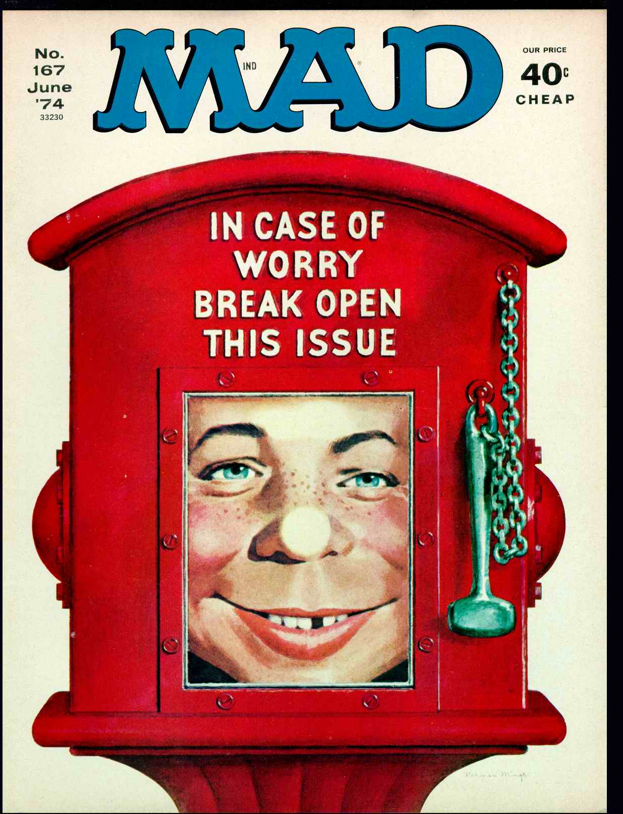 Mad #167 cover