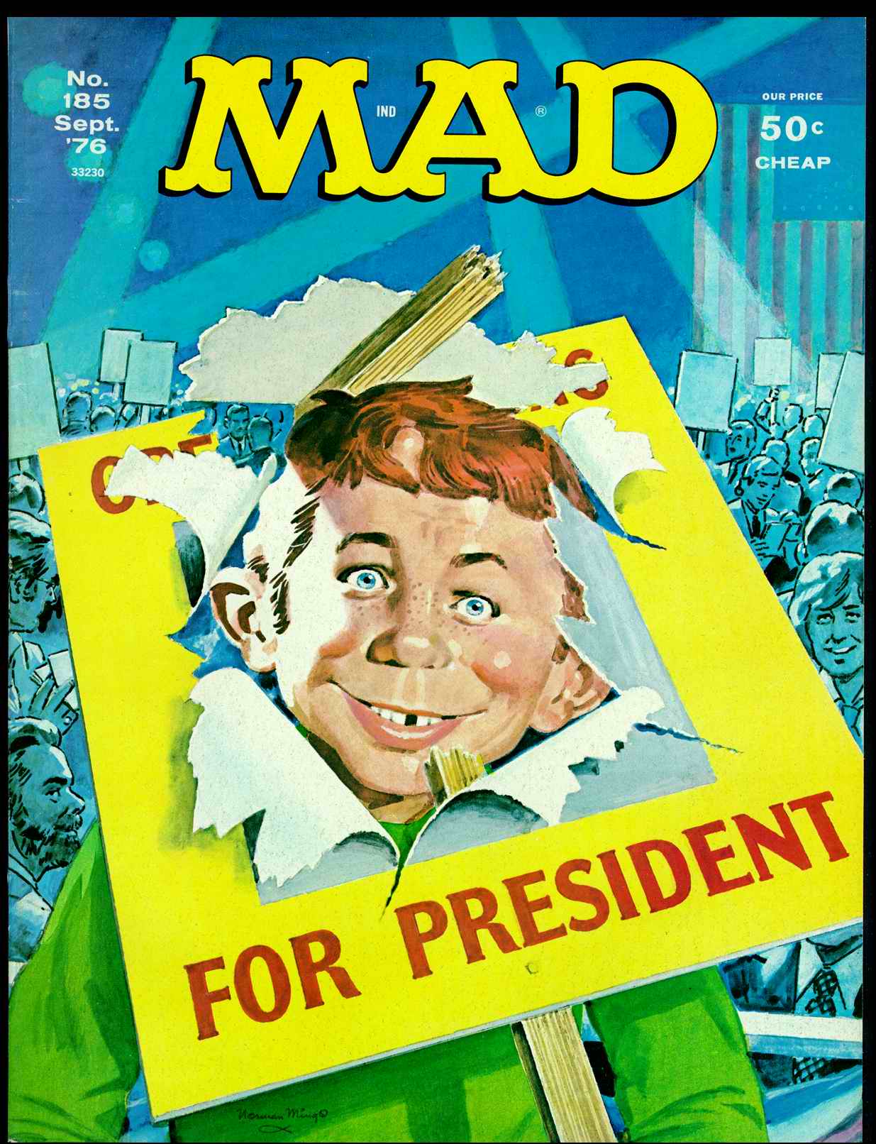 Mad #185 cover