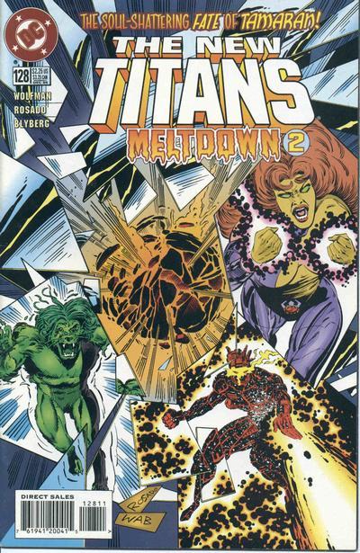 The New Titans #128 cover