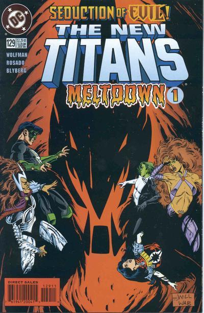 The New Titans #129 cover