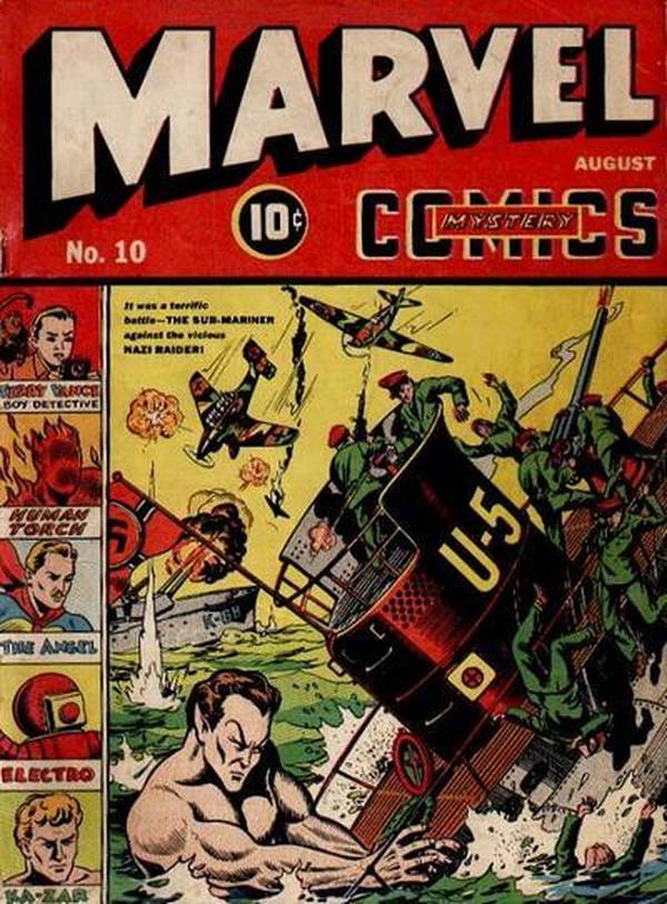 Marvel Mystery Comics #10 cover