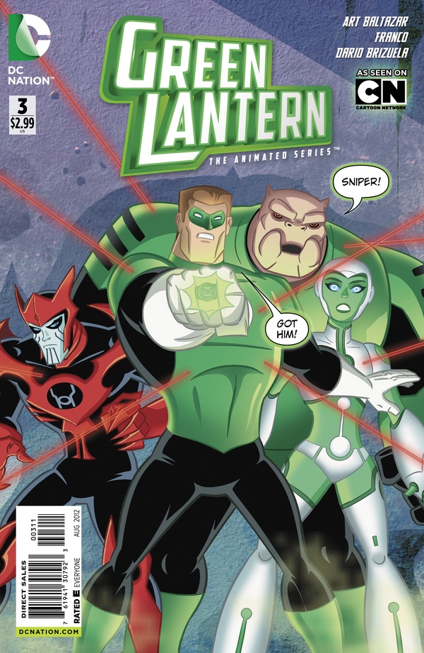 Green Lantern: The Animated Series #3 cover