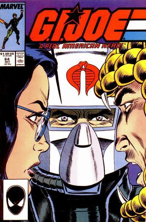 G.I. Joe, a Real American Hero #64 cover