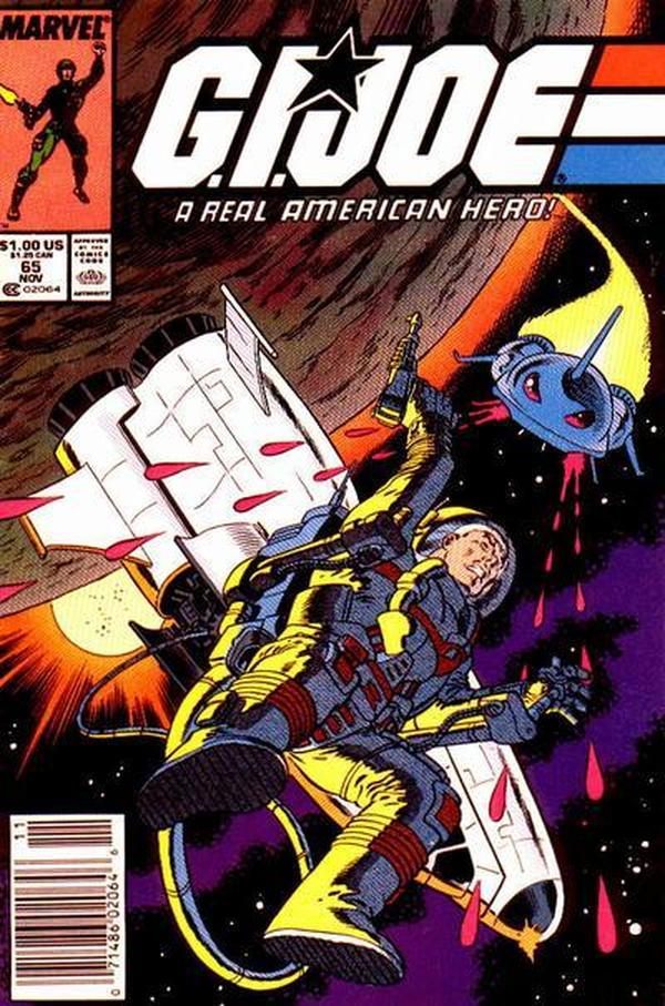 G.I. Joe, a Real American Hero #65 cover