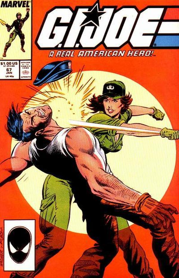 G.I. Joe, a Real American Hero #67 cover