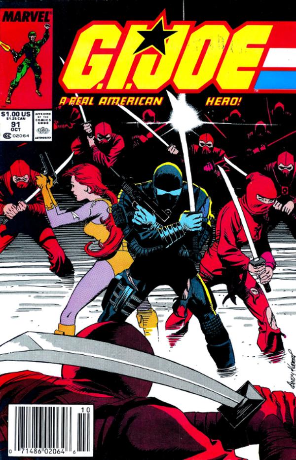G.I. Joe, a Real American Hero #91 cover