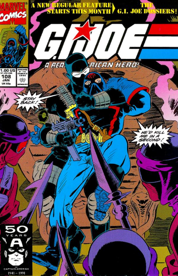 G.I. Joe, a Real American Hero #108 cover