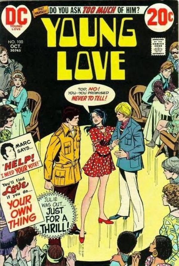 Young Love #100 cover