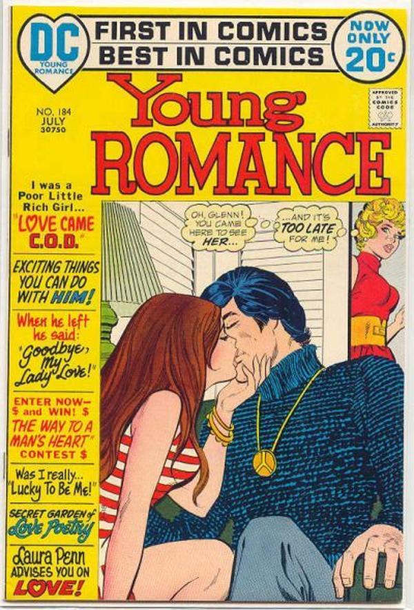 Young Romance #184 cover