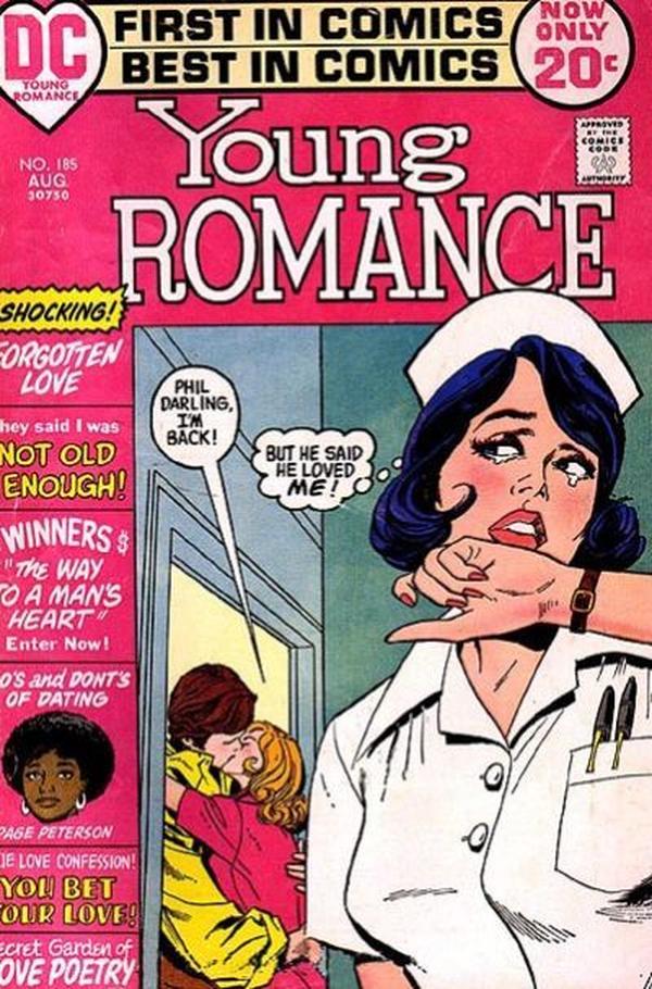Young Romance #185 cover