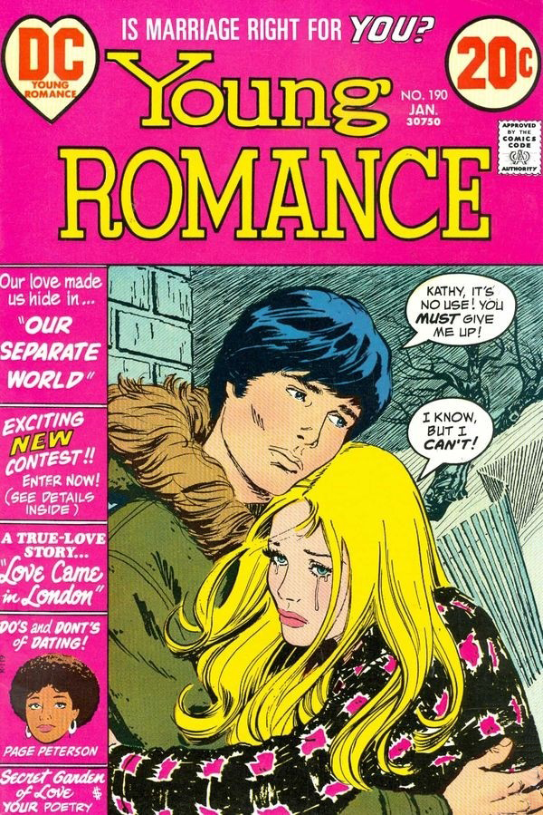Young Romance #190 cover