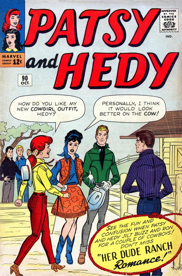 Patsy and Hedy #90 cover