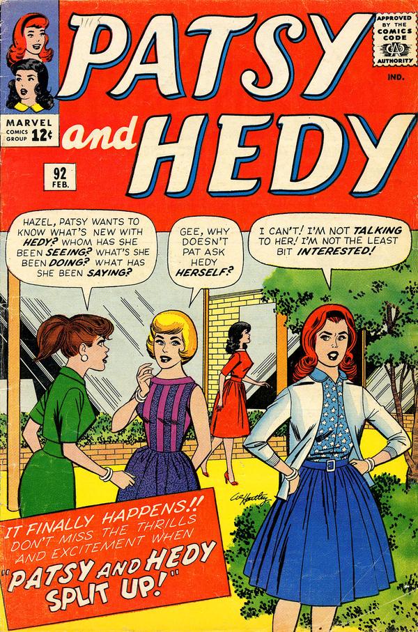 Patsy and Hedy #92 cover