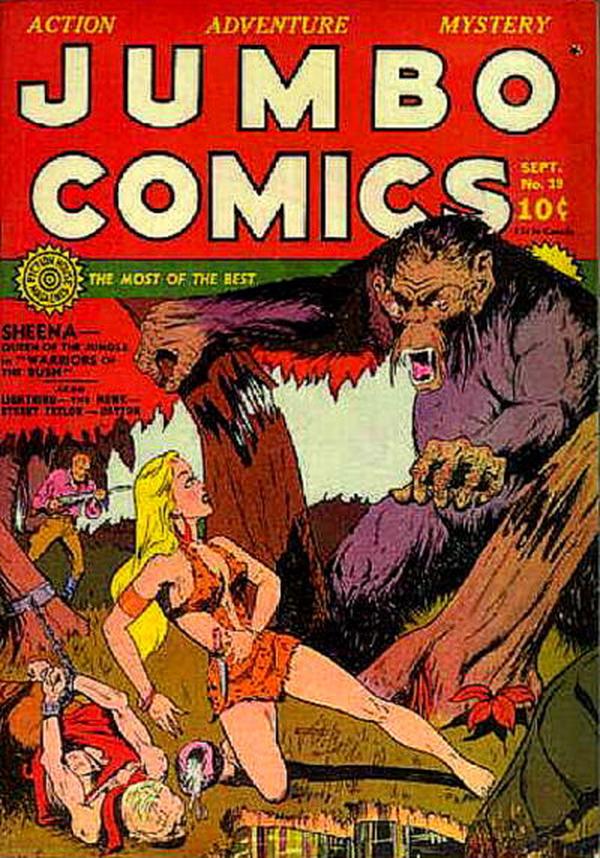 Jumbo Comics #19 cover