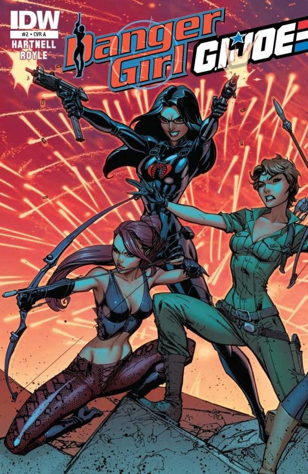 Danger Girl / G.I. Joe #2 cover