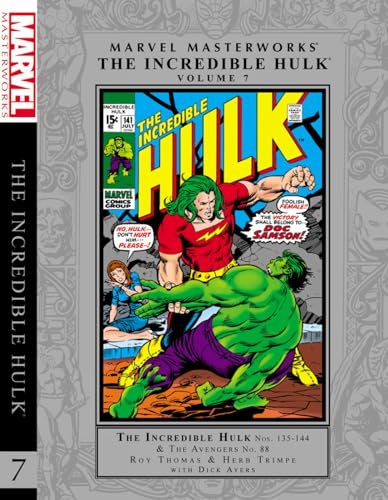 Marvel Masterworks: The Incredible Hulk #7 cover