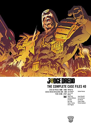 Judge Dredd: The Complete Case Files #40 cover