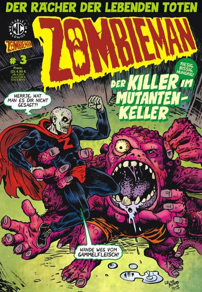 Zombieman #3 cover