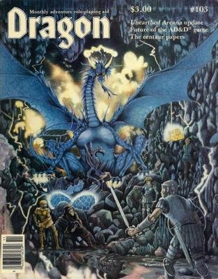 Dragon Magazine #6 / 103 cover