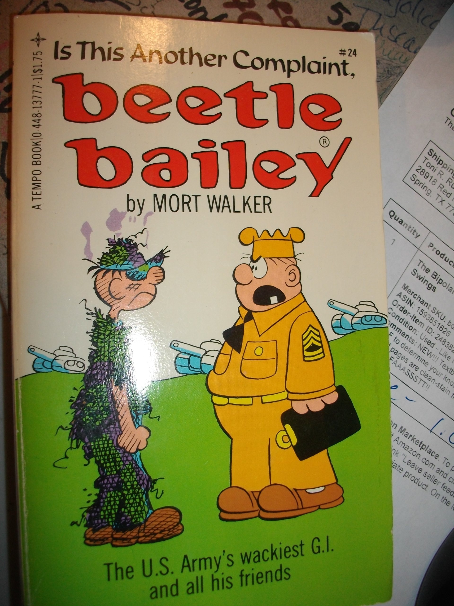 Is This Another Complaint, Beetle Bailey?