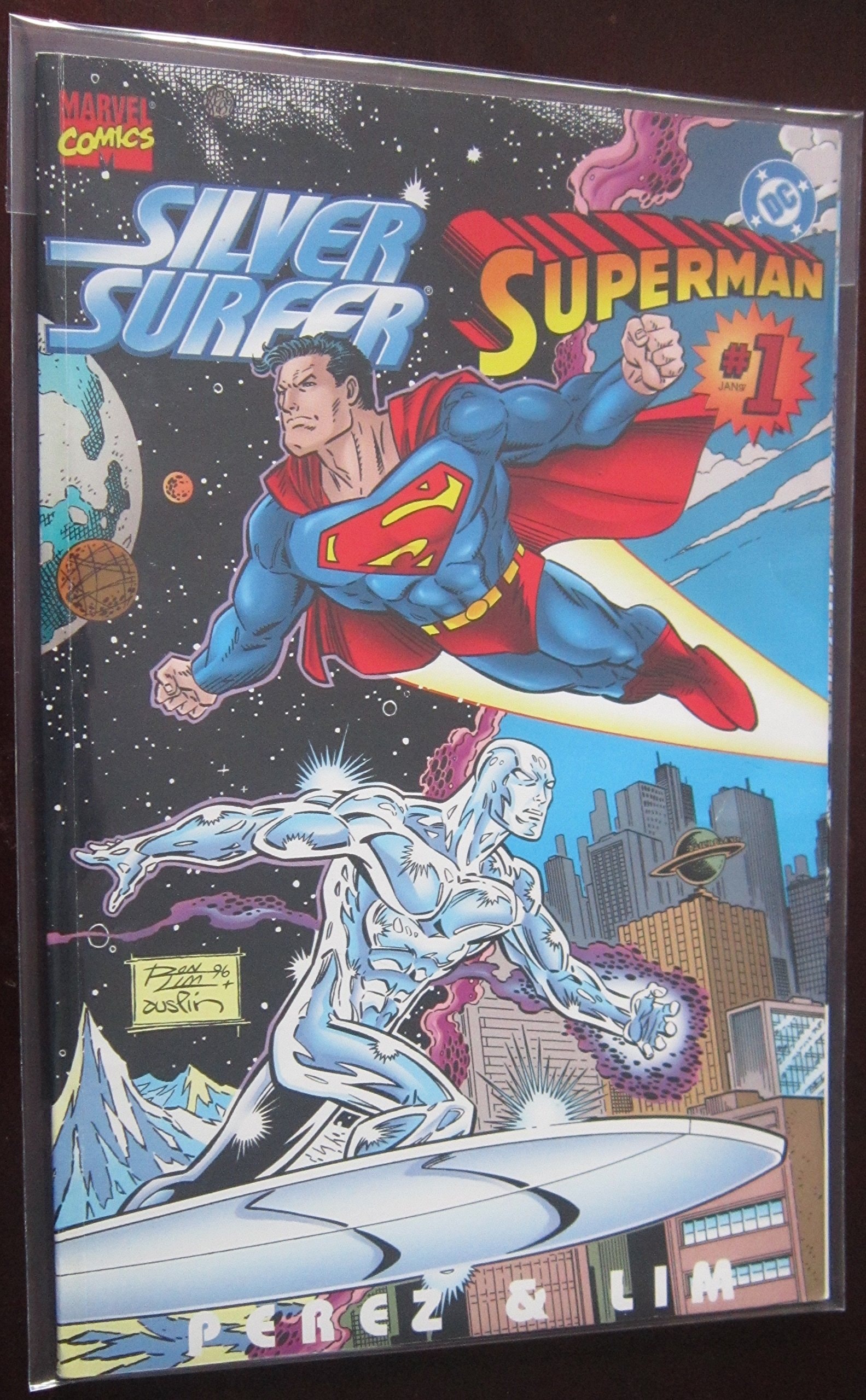 Silver Surfer / Superman #1 cover