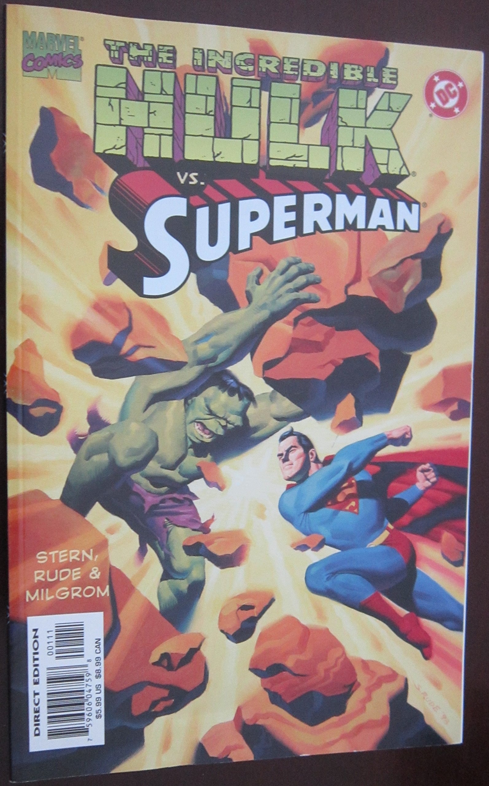 Incredible Hulk vs Superman #1 cover