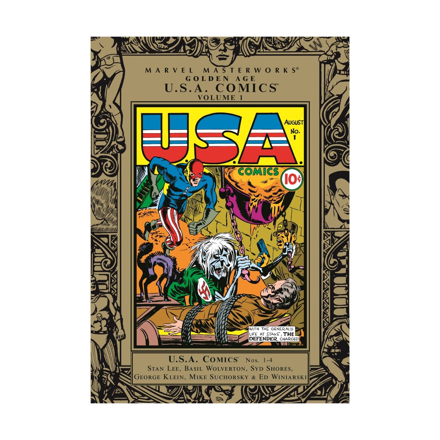 Marvel Masterworks: Golden Age U.S.A. Comics #1 cover