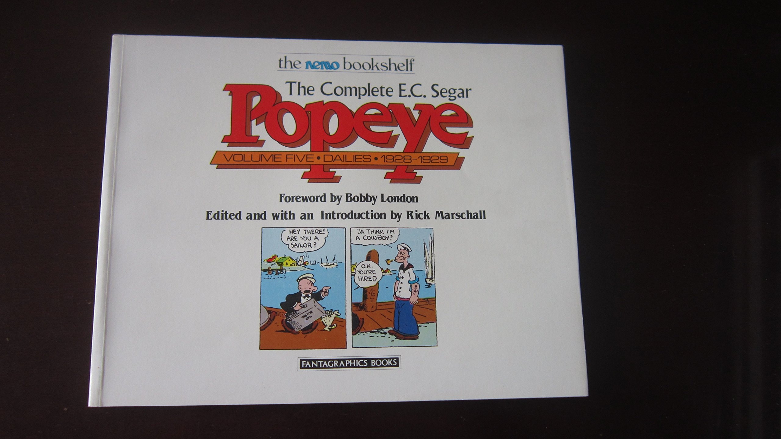 The Complete E.C. Segar Popeye #5 cover