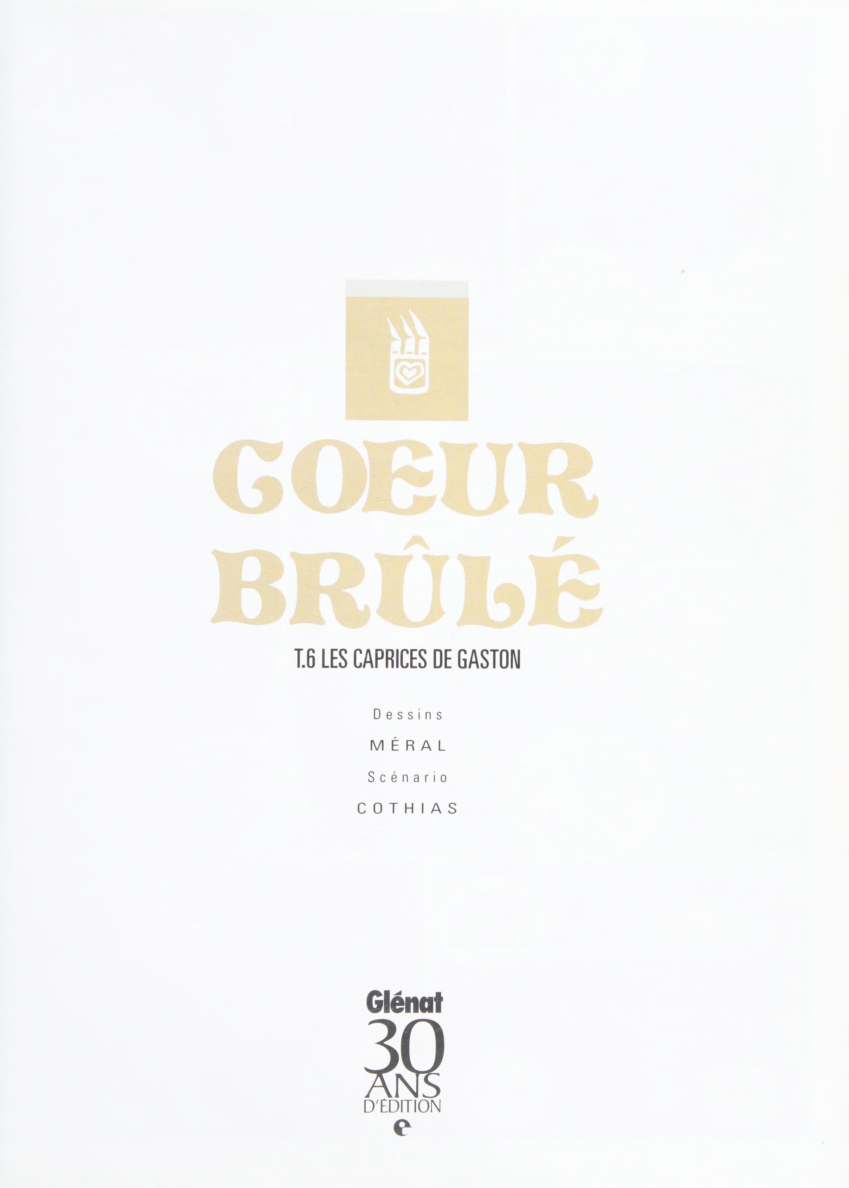 Cœur Brûlé #6 cover