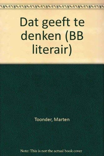 Dat geeft te denken #[nn] cover