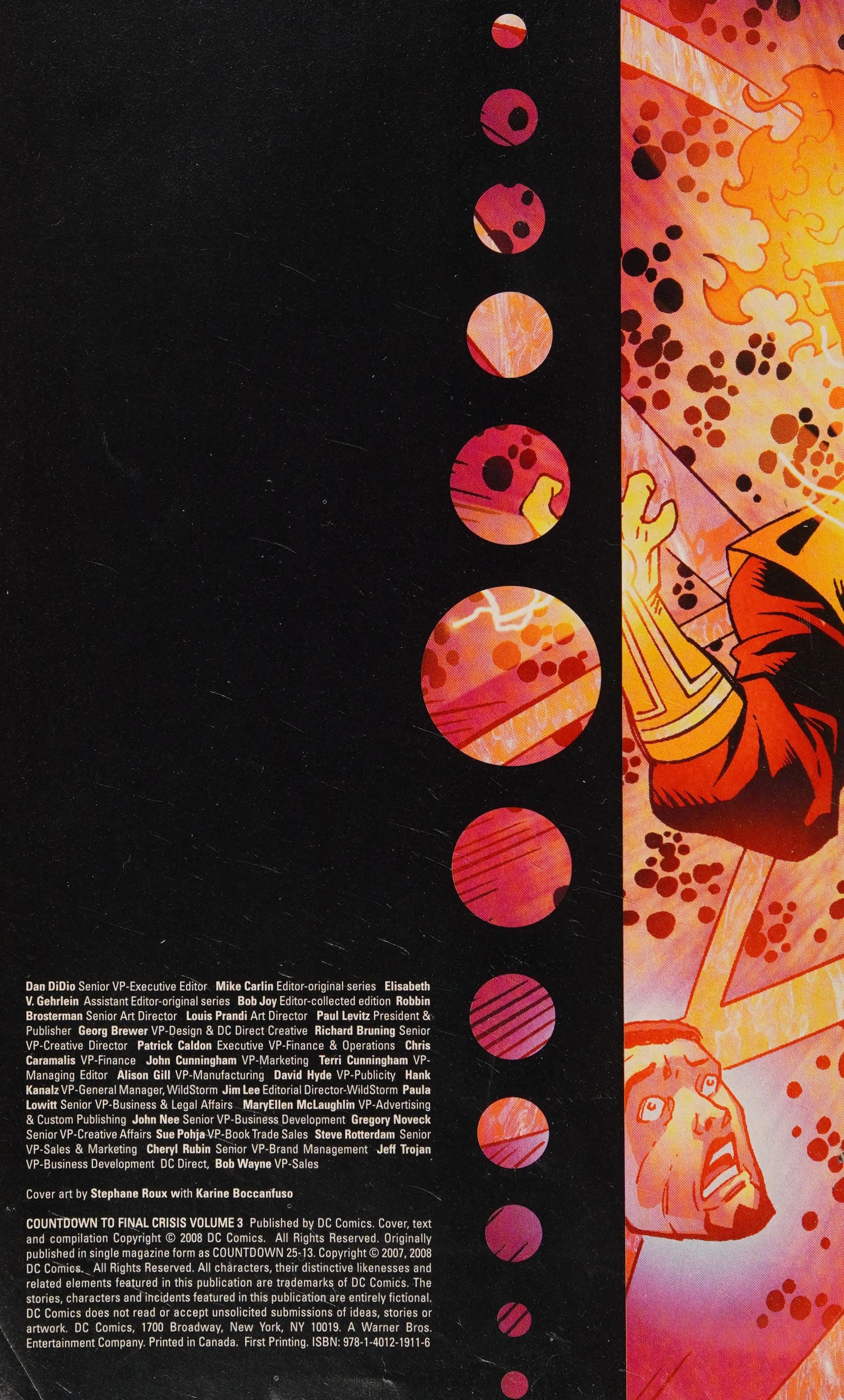 Countdown to Final Crisis #3 cover