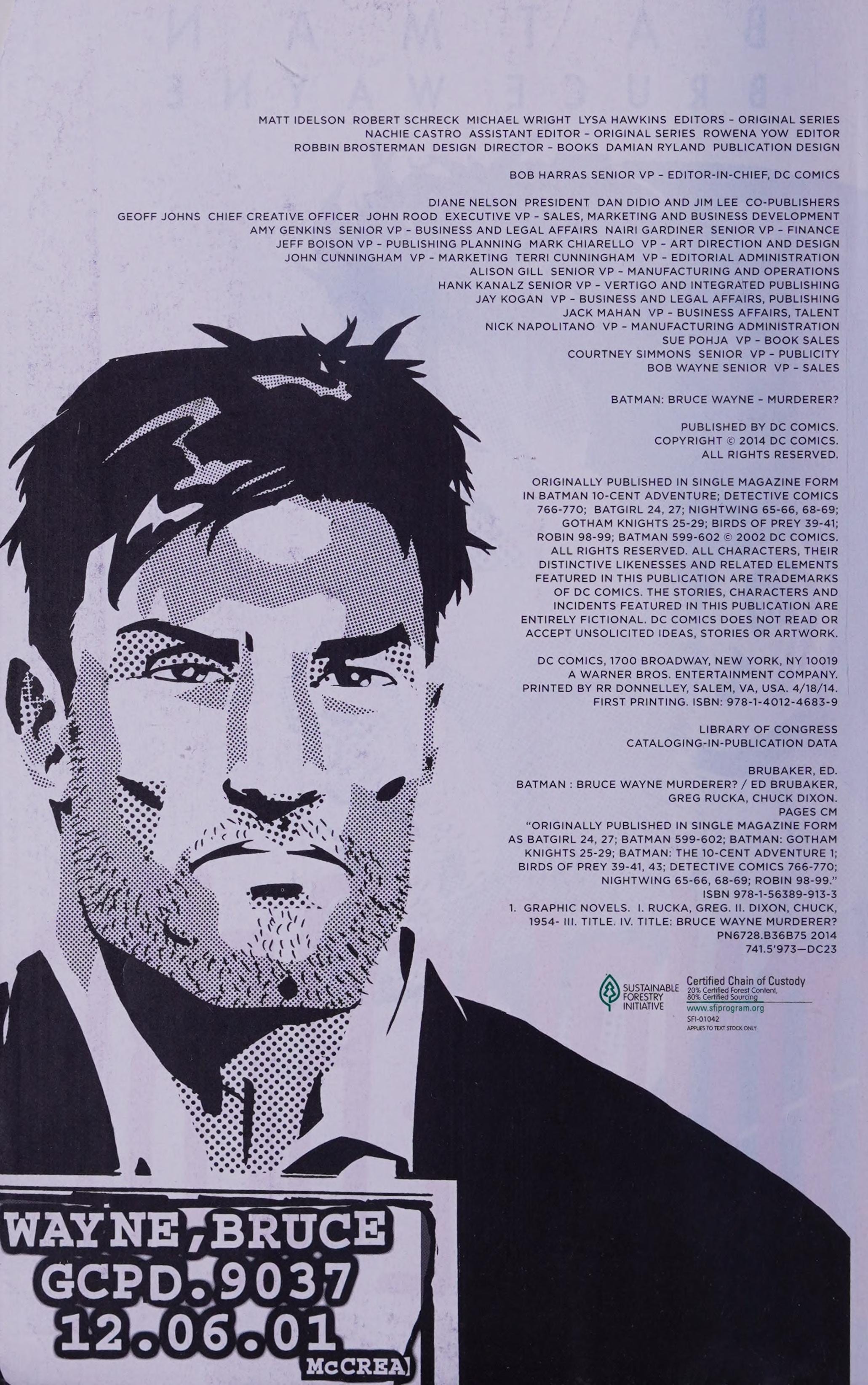 Batman: Bruce Wayne - Murderer?