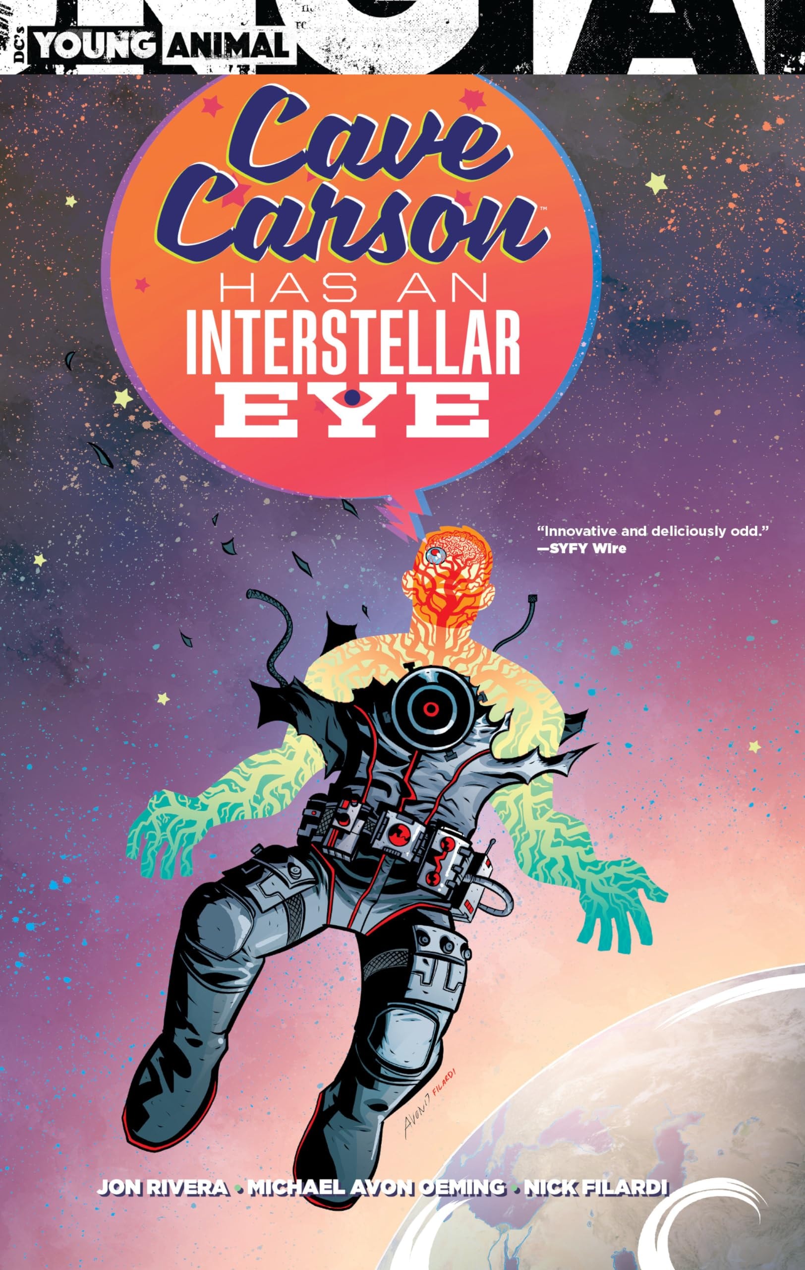 Cave Carson Has an Interstellar Eye #[nn] cover